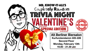 Pub Quiz Valentine´s